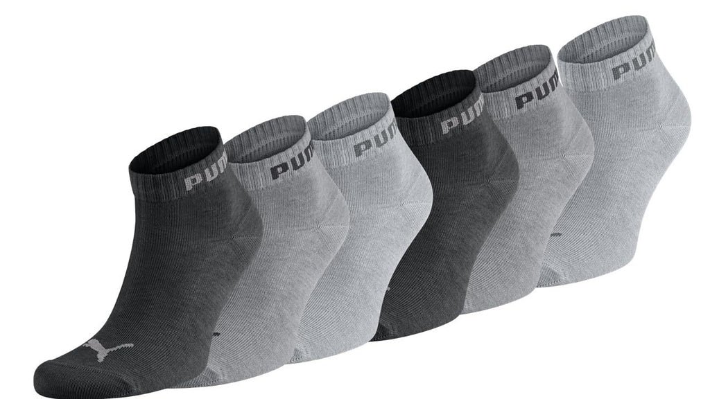 PUMA Unisex Sportsocken Quarter 6er Pack – Statement Edition, kurze Socken für Sport & Alltag, Damen & Herren