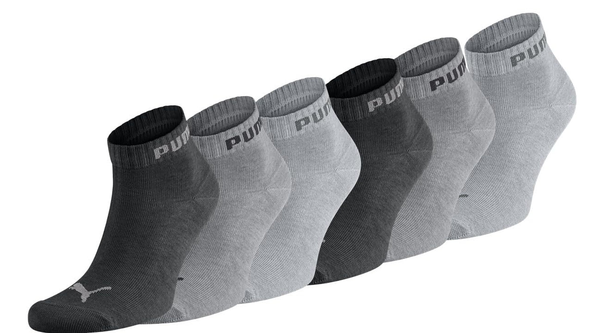 PUMA Unisex Sportsocken Quarter 6er Pack – Statement Edition, kurze Socken für Sport & Alltag, Damen & Herren