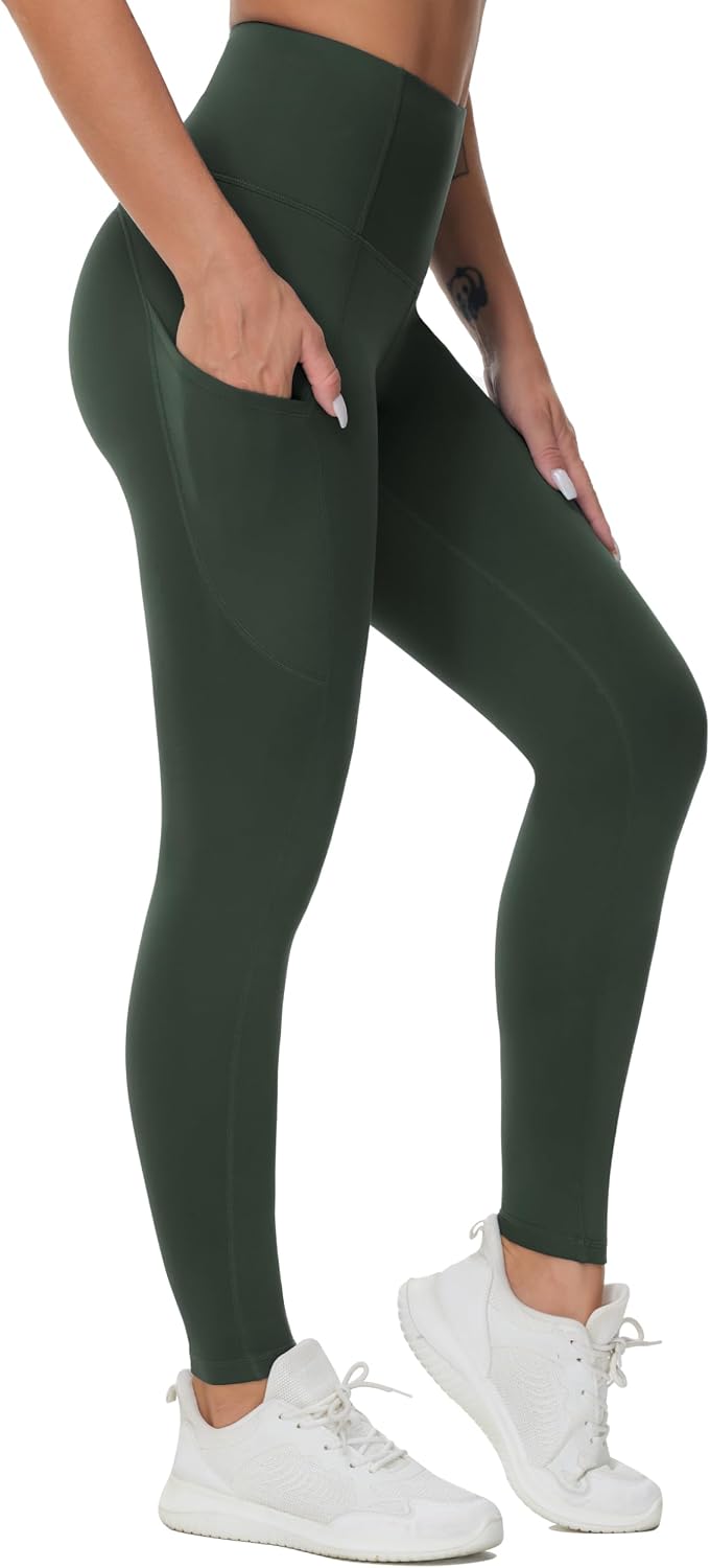 THE GYM PEOPLE Women's Thick High Waist Yoga Pants Workout Leggings