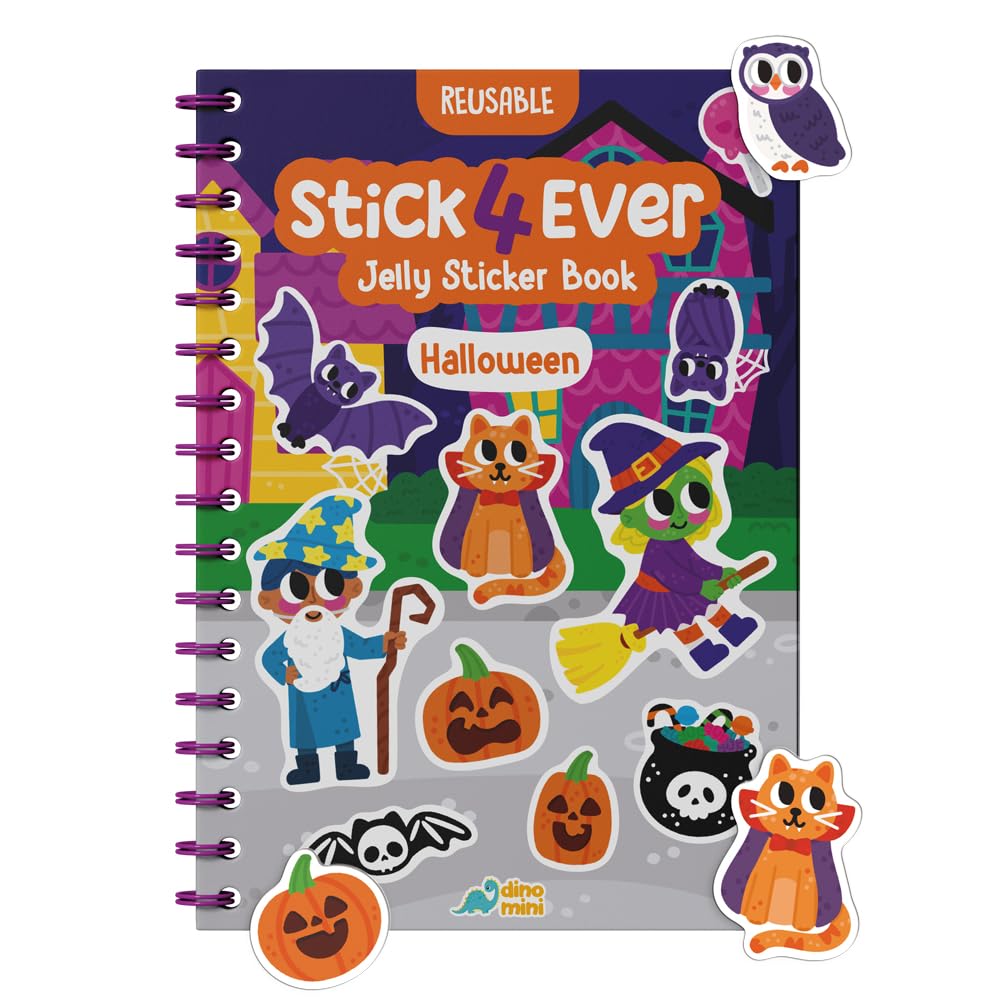 Stick4Ever Jelly Sticker Book® - for Kids - Waterproof
