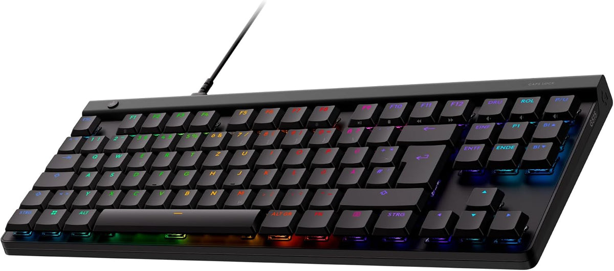 Logitech G G515 LIGHTSPEED TKL kabellose flache Gaming-Tastatur (Schwarz)