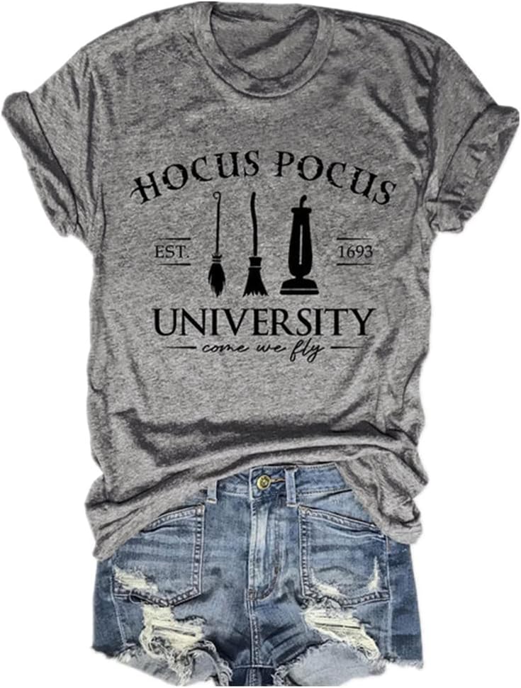 Halloween-Kürbis-Shirts für Damen, Herbst-T-Shirts, niedliche grafische Herbst-Shirts, Thanksgiving-Oberteile