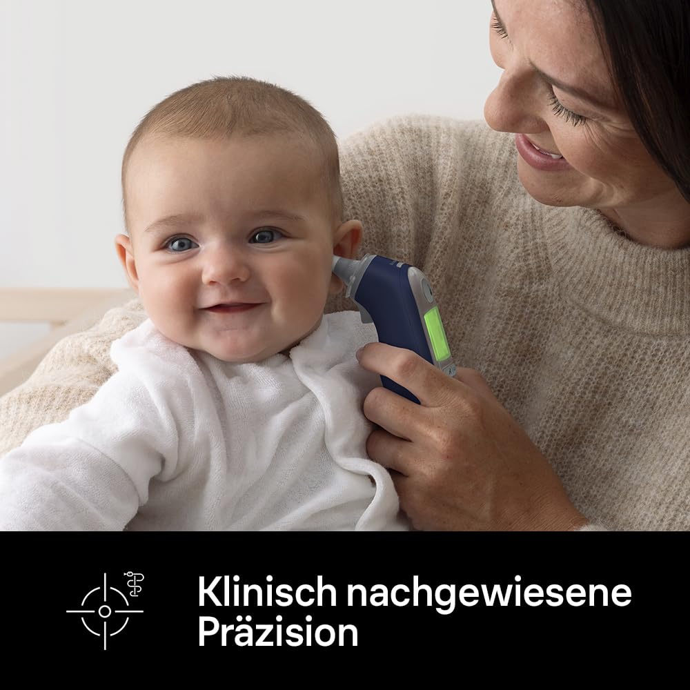 Braun ThermoScan 7 Ohrthermometer BRAIRT6520 | Age Precision Technologie | Farbcodiertes Digitaldisplay | Baby- und kleinkindfreundlich | Die #1 Marke bei Ärzten(1)