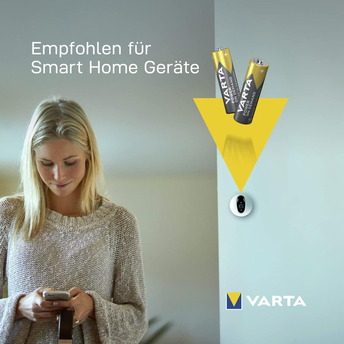 Varta Batterien AAA 100 Stück Power on Demand Alkaline 1,5 V Vorratspack