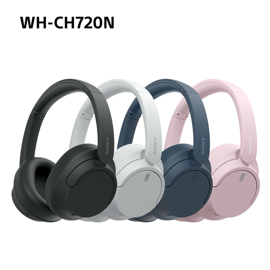 Sony WH-CH720N Kabelloser Bluetooth-Kopfhörer mit Noise Cancelling - bis zu 35 Stunden Akkulaufzeit und Schnellladefunktion - Schwarz