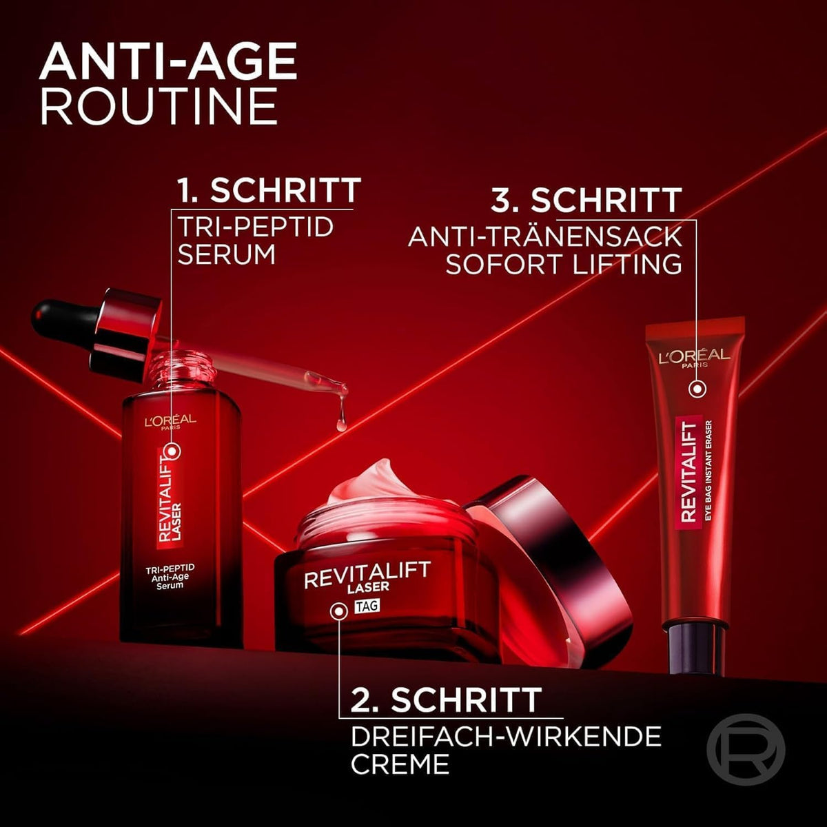 L'Oréal Paris Anti-Aging,Tagescreme gegen Falten, straffend, 50 ml
