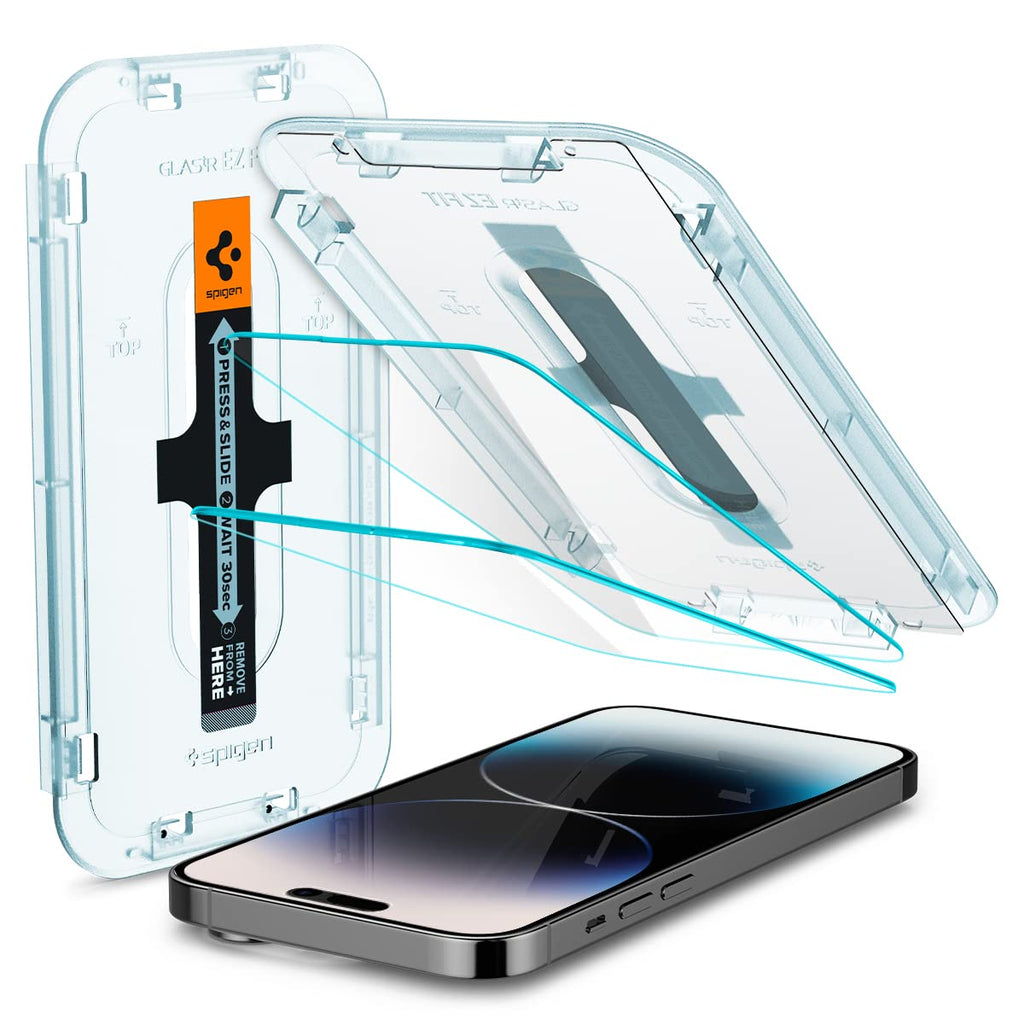 Spigen EZ Fit Schutzfolie [2 Stück] für iPhone 18 Pro, iPhone 17 Pro