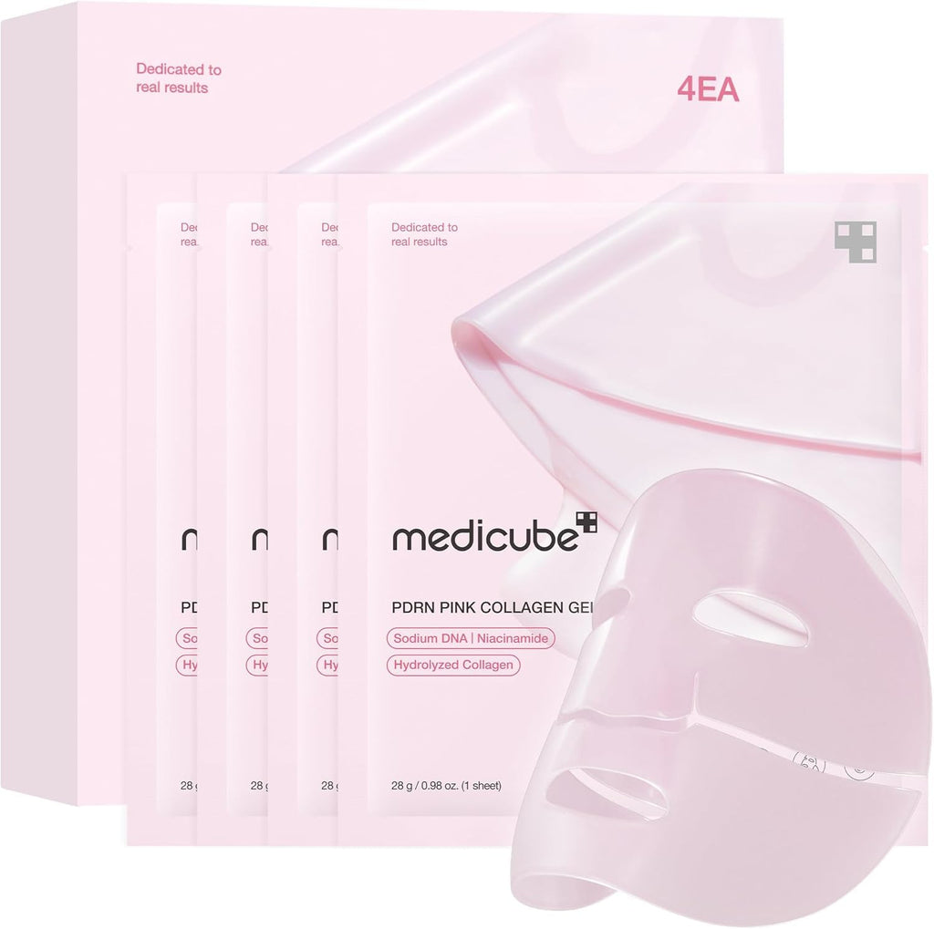 medicube Jelly Gel Maske PDRN Pink Kollagen mit Lachs-DNA x4