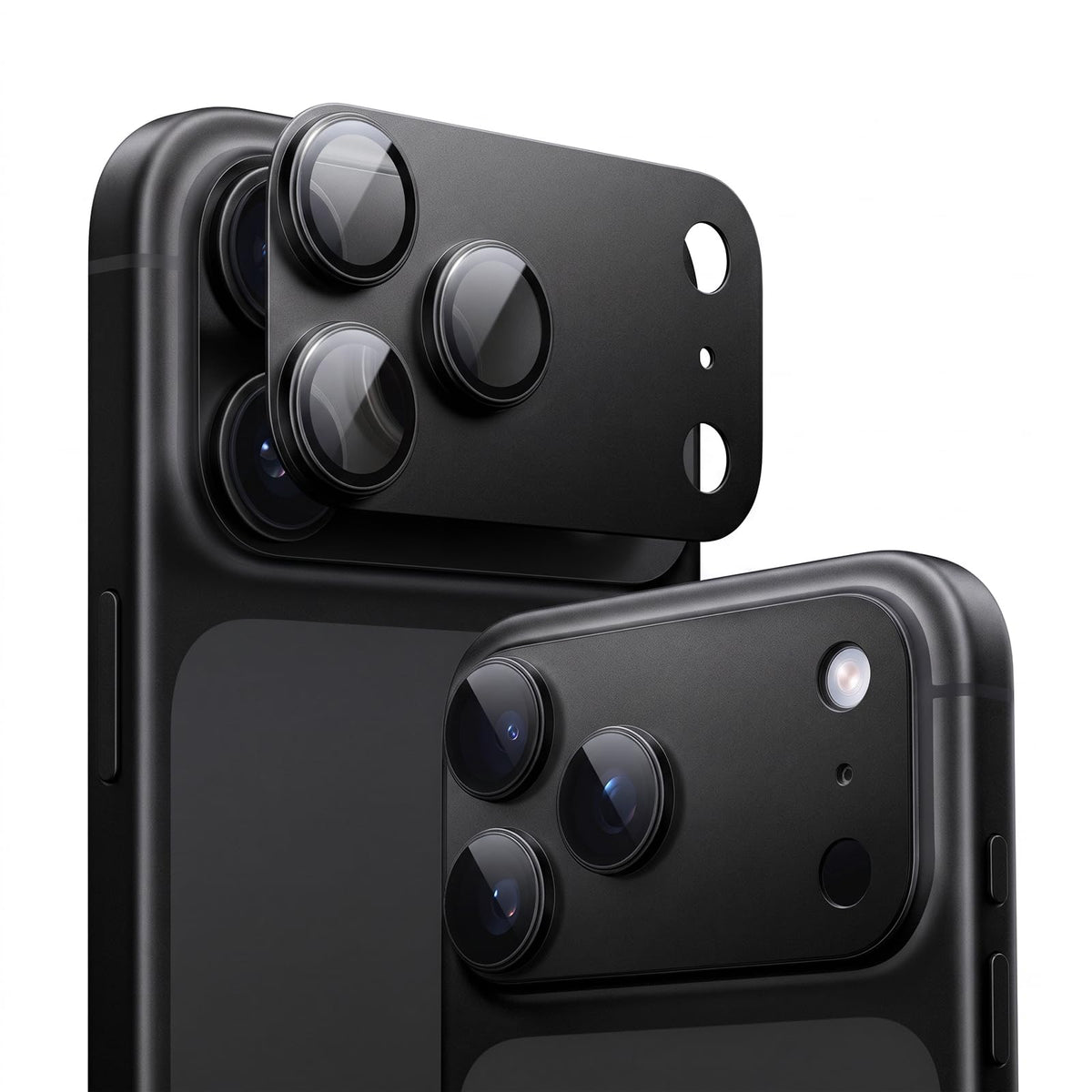 TORRAS für iPhone 18 Pro 9H+ Kratzfest Kameraschutz HD-Klares, Grau