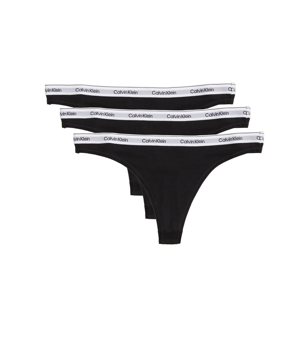 Calvin Klein Damen 3er Pack Strings mit Stretch