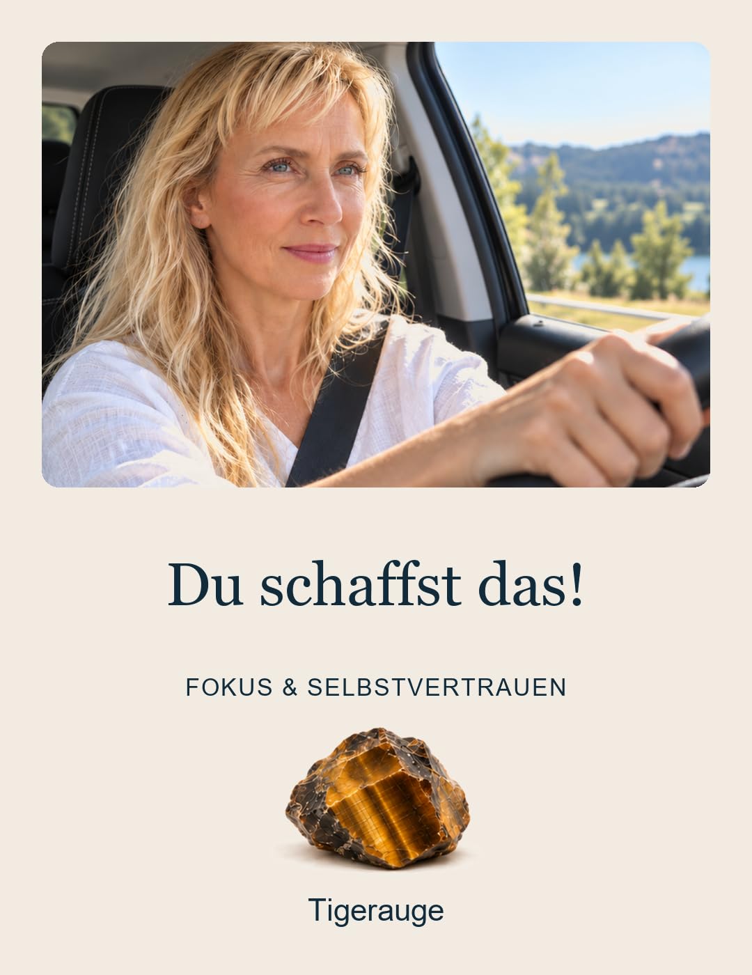 happymaker Edelstein Armband Damen als Kraftgeber, handmade in Deutschland