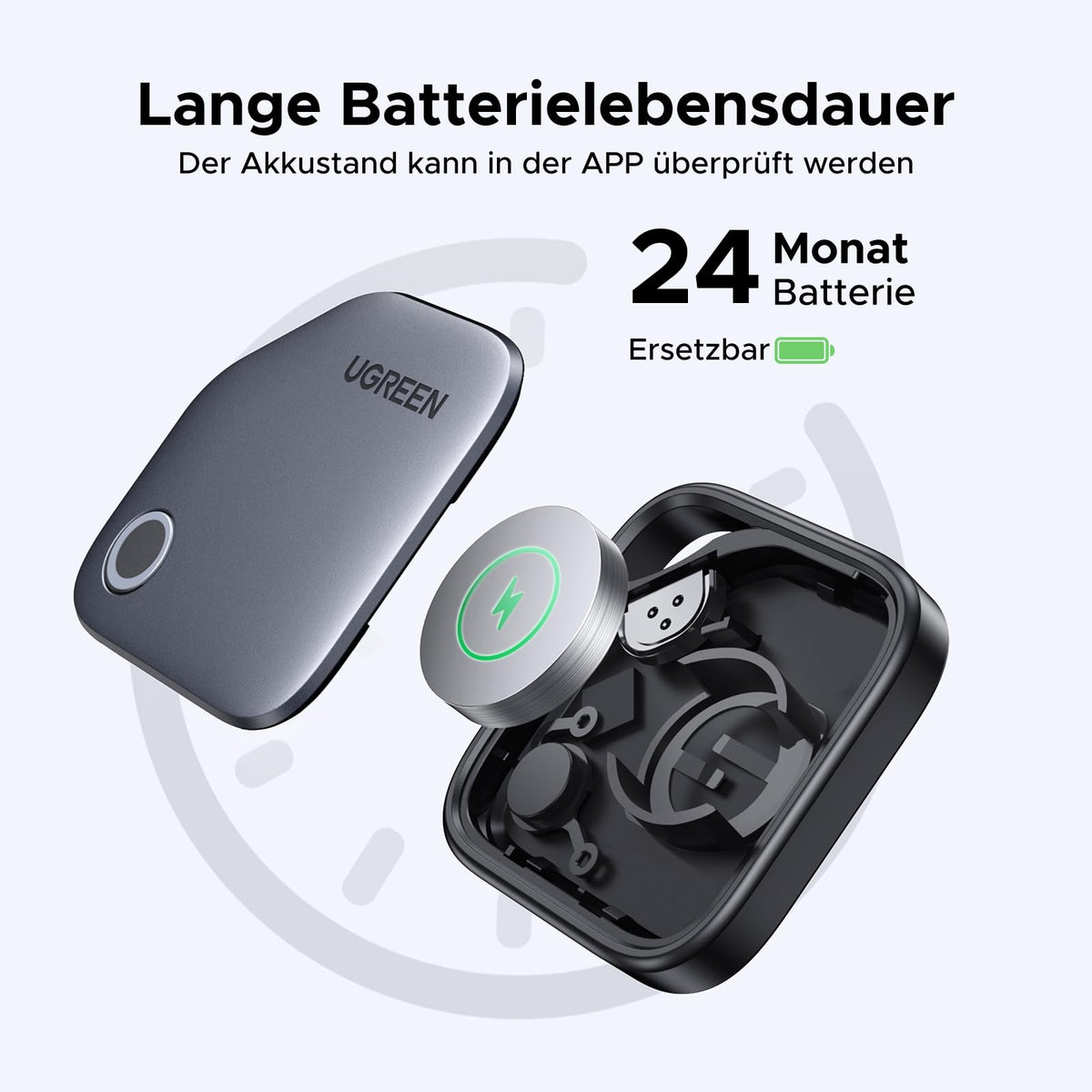 UGREEN FineTrack (4er Pack) Tracker kompatibel mit Apple Find My (nur iOS)