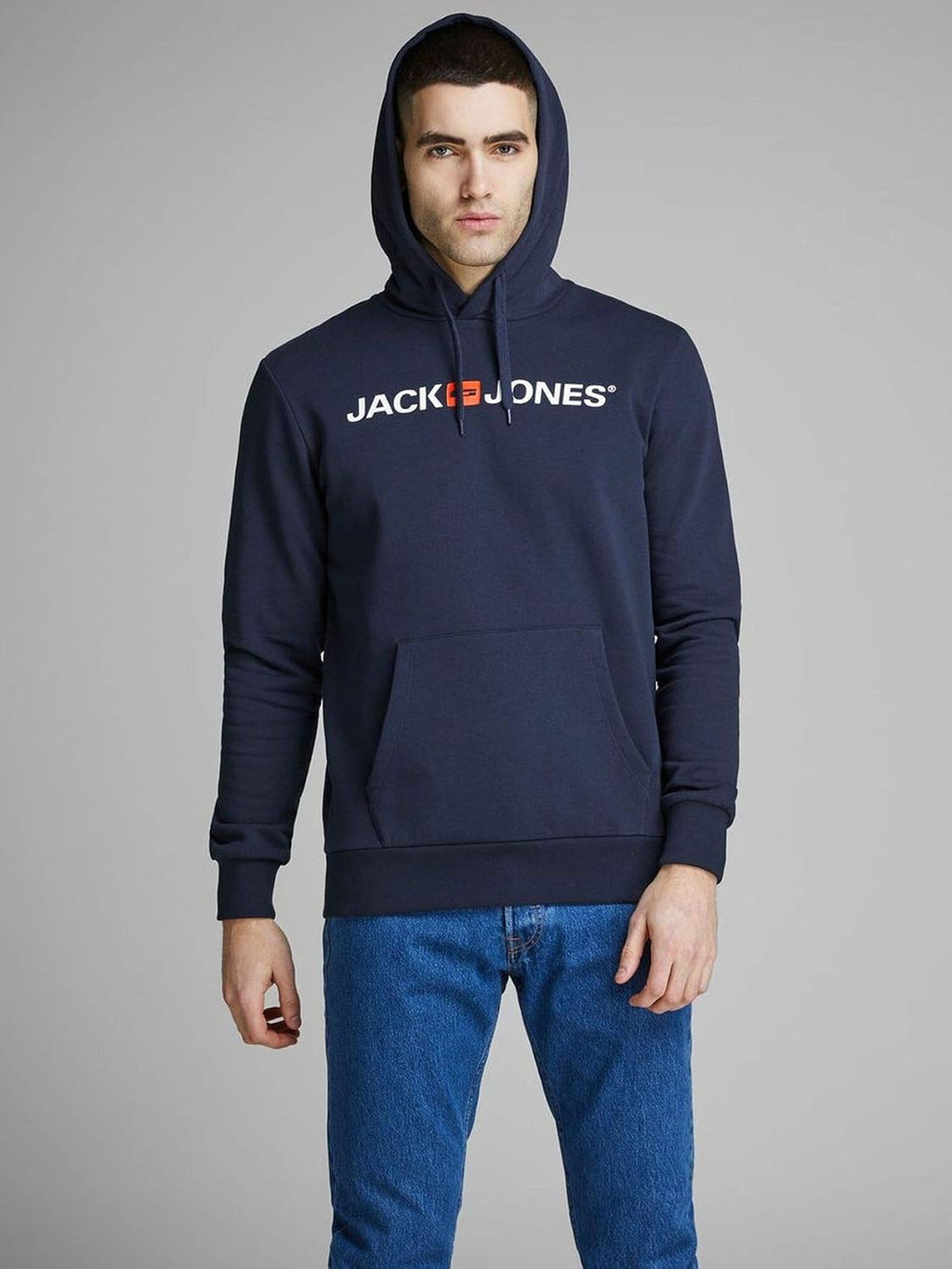 JACK & JONES Herren Kapuzenpullover mit Logo