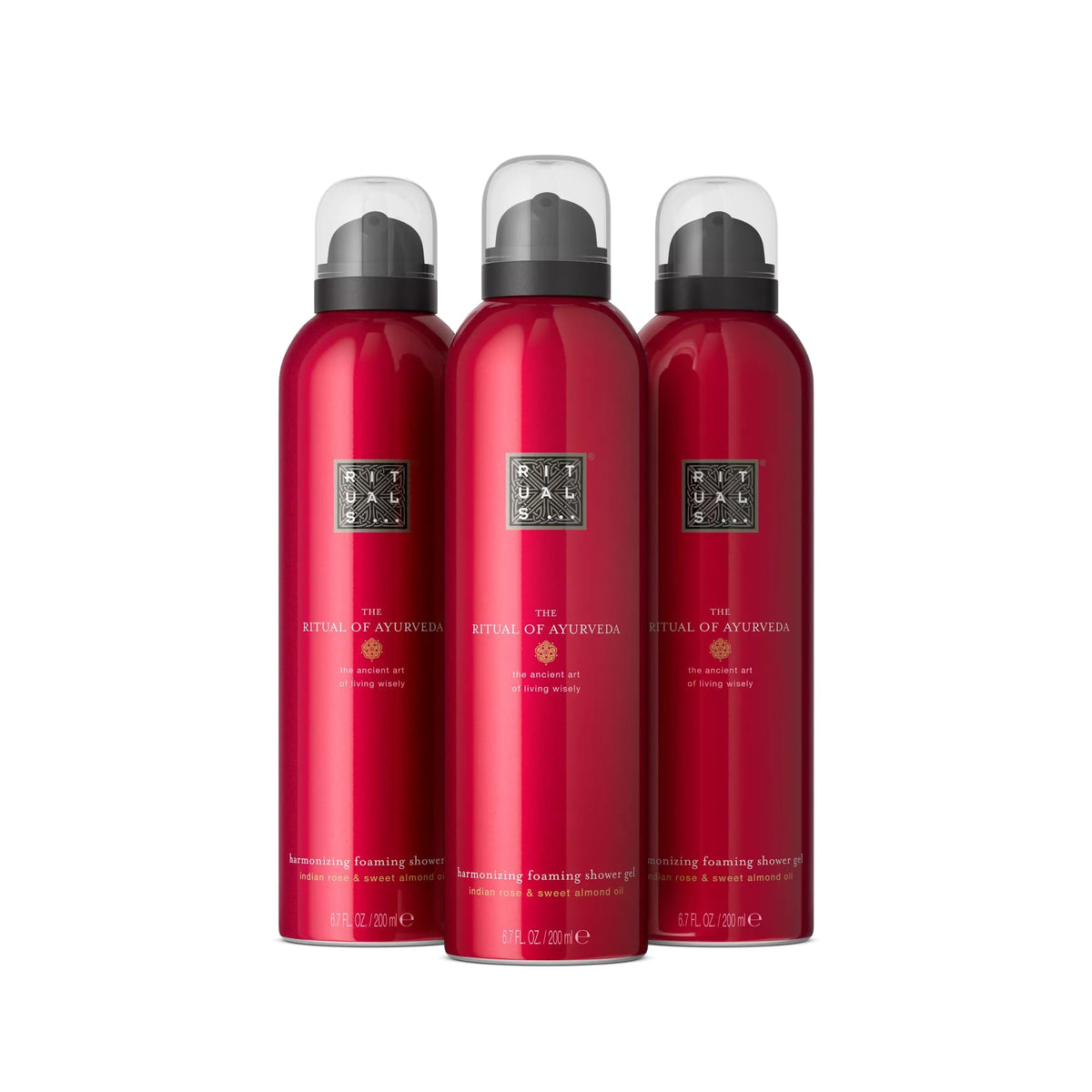 RITUALS Duschschaum Geschenkset, 3 x 200 ml