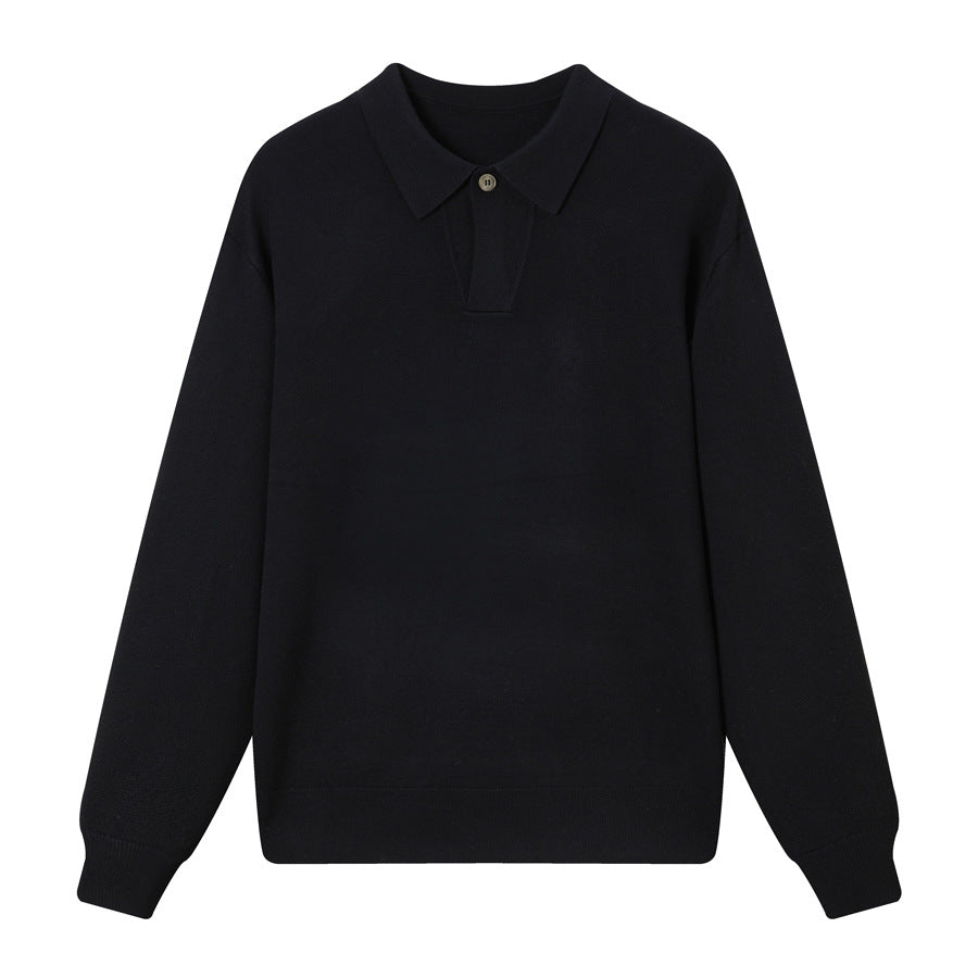 Men's collar sweater