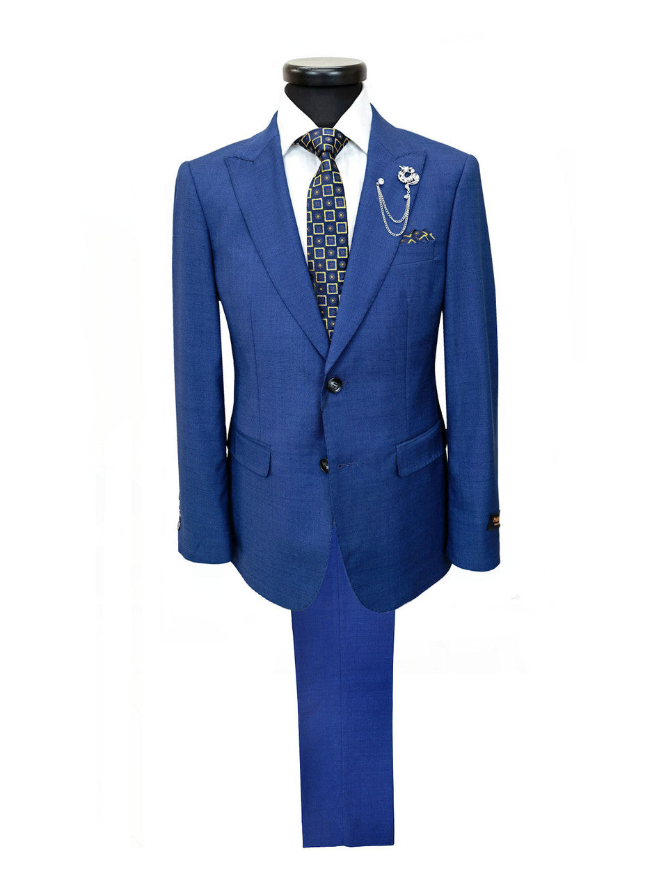 Blue Slim Fit Suit