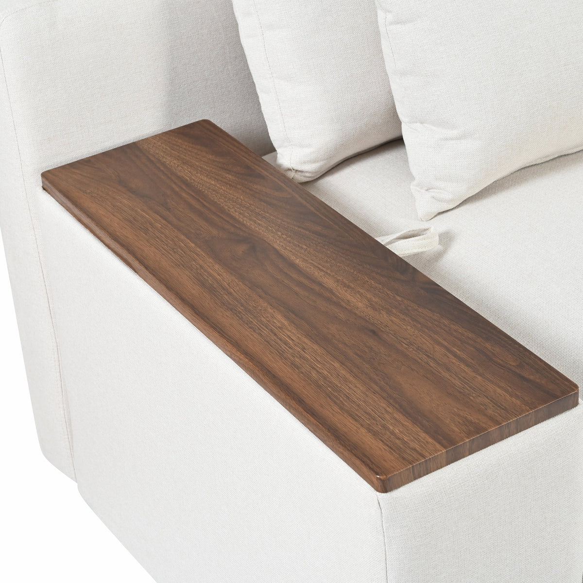 Sofá modular en forma de L con cojines de respaldo extraíbles, 3 almohadas y 2 espacios de almacenamiento, adecuado para salas de estar, ofi