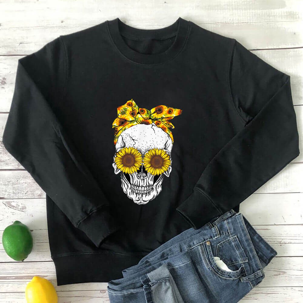 Le nouveau sweat à capuche de Skull Sunflower