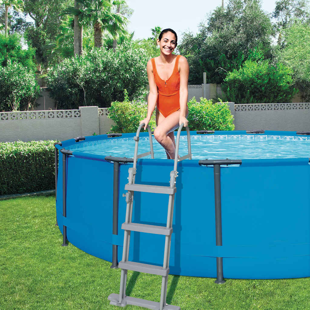 Bestway Poolstege Flowclear 4 steg 122 cm 58331