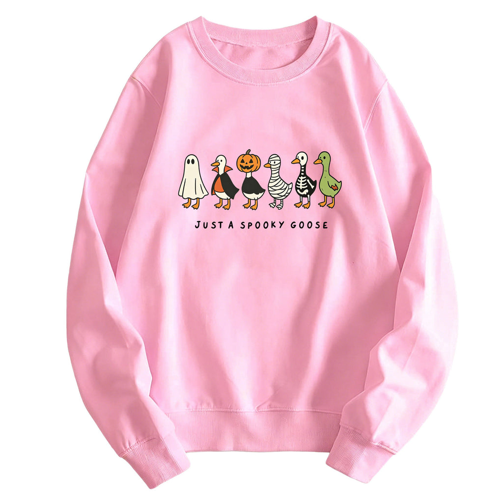 Cartoon printed hoodie
