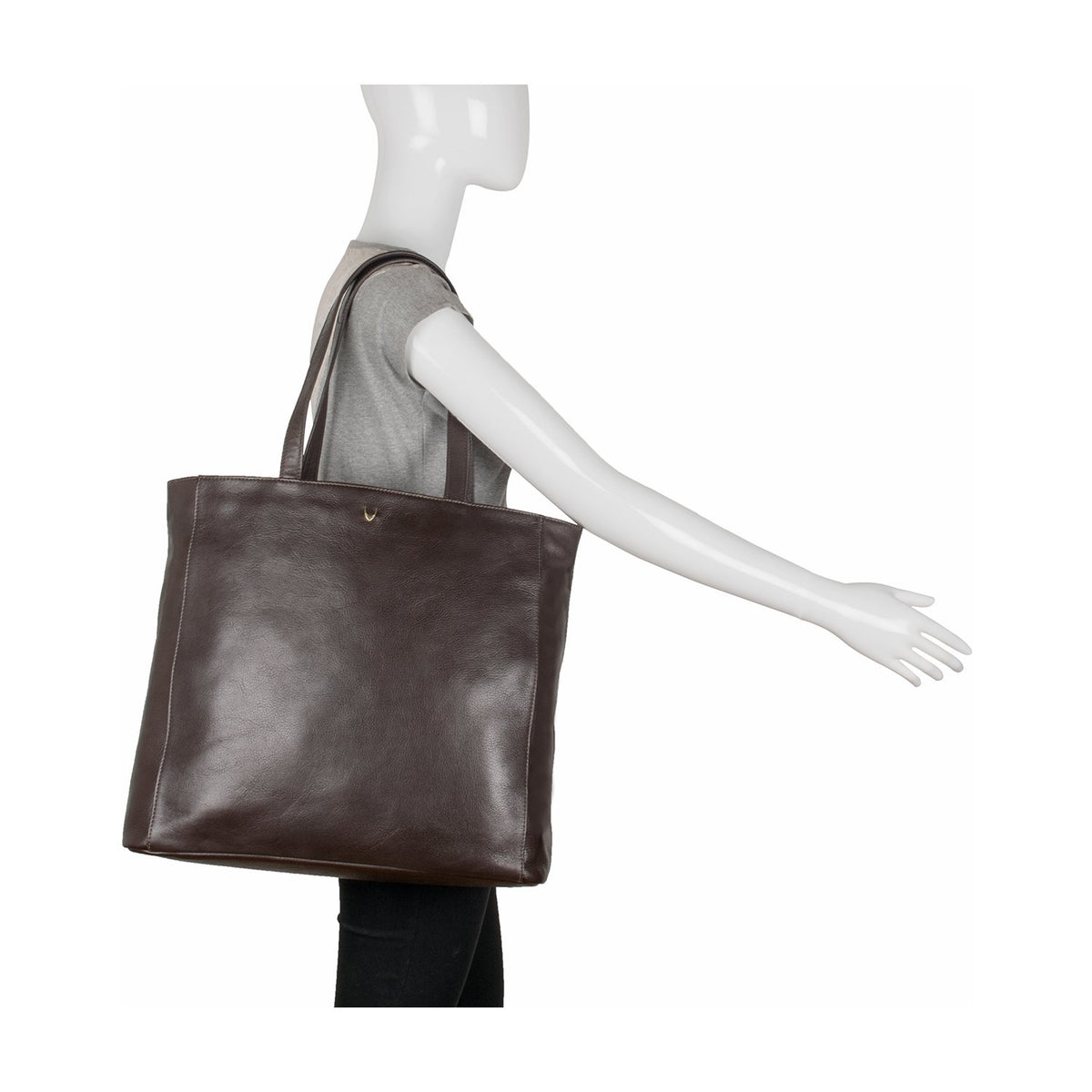 Bolso tote grande de piel Clara
