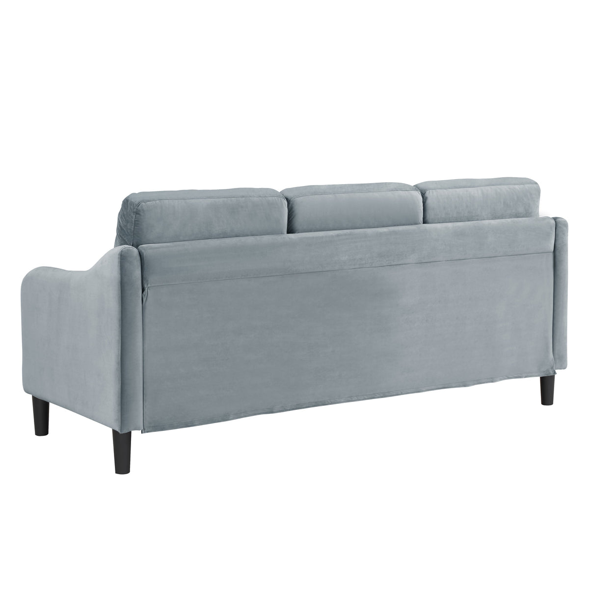 73.22inch 3 Seater Sofa Velvet Grey