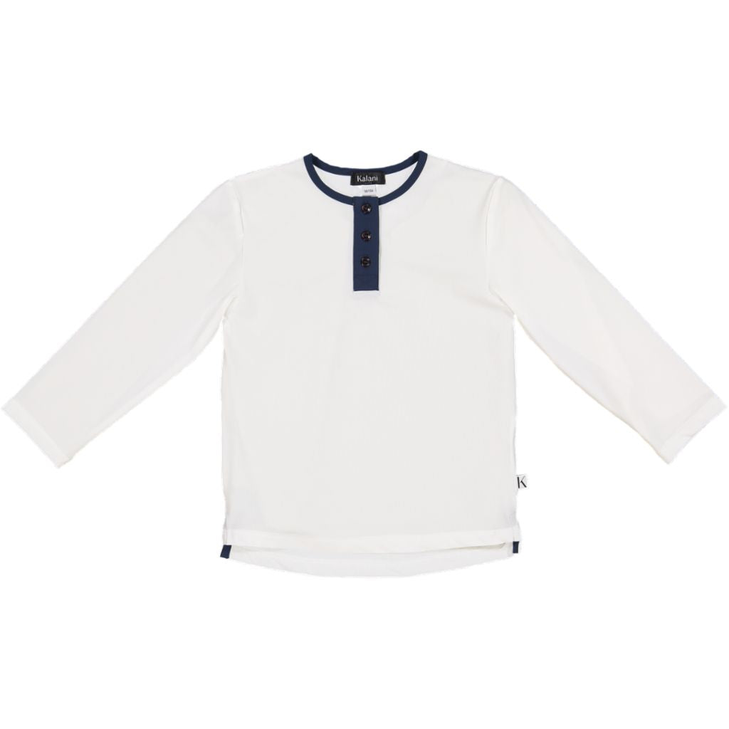 Kiwi UV Top Blanco/Azul