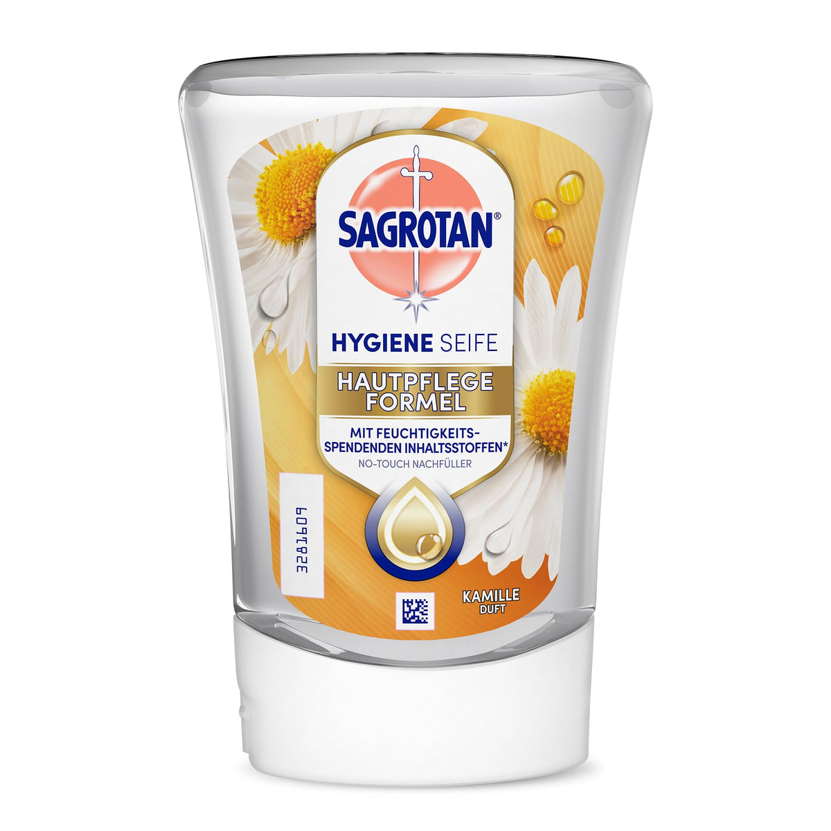 Sagrotan No‑Touch Nachfüller Aloe Vera – Handseife für den automatischen Seifenspender – Sanfte Reinigung für die Hände – Flüssigseife – 5 X 250 ml