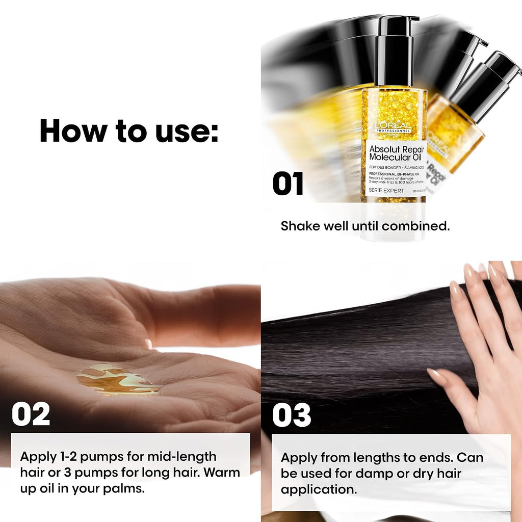 L'Oréal Professionnel Absolut Repair Molecular Bi-Phase Oil