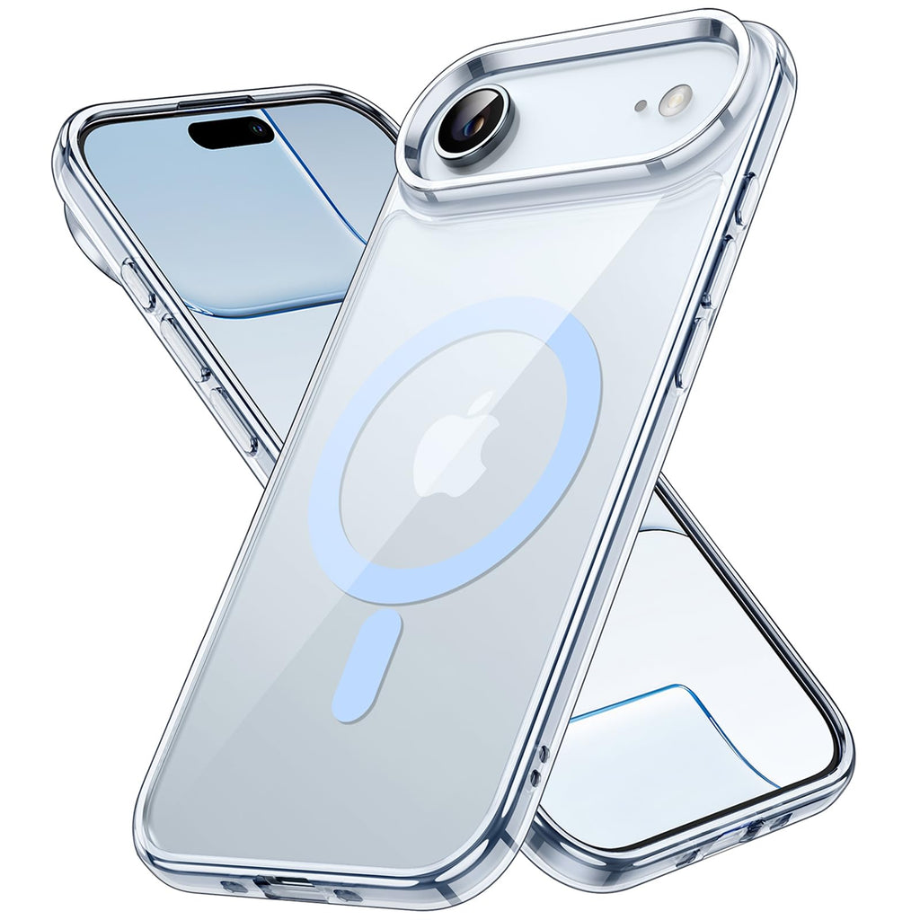 JETech Magnetische Hülle für iPhone 17, Durchsichtig