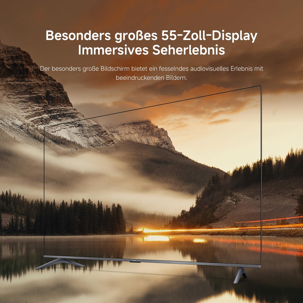 XIAOMI F2 Smart Fire TV 43 Zoll, 108 cm Fernseher (4K UHD, HDR10, Rahmenloses Metallgehäuse, Prime Video, Netflix, Alexa Sprachsteuerung, HDMI 2.1, Bluetooth, USB, Triple Tuner) Modelljahr:2022