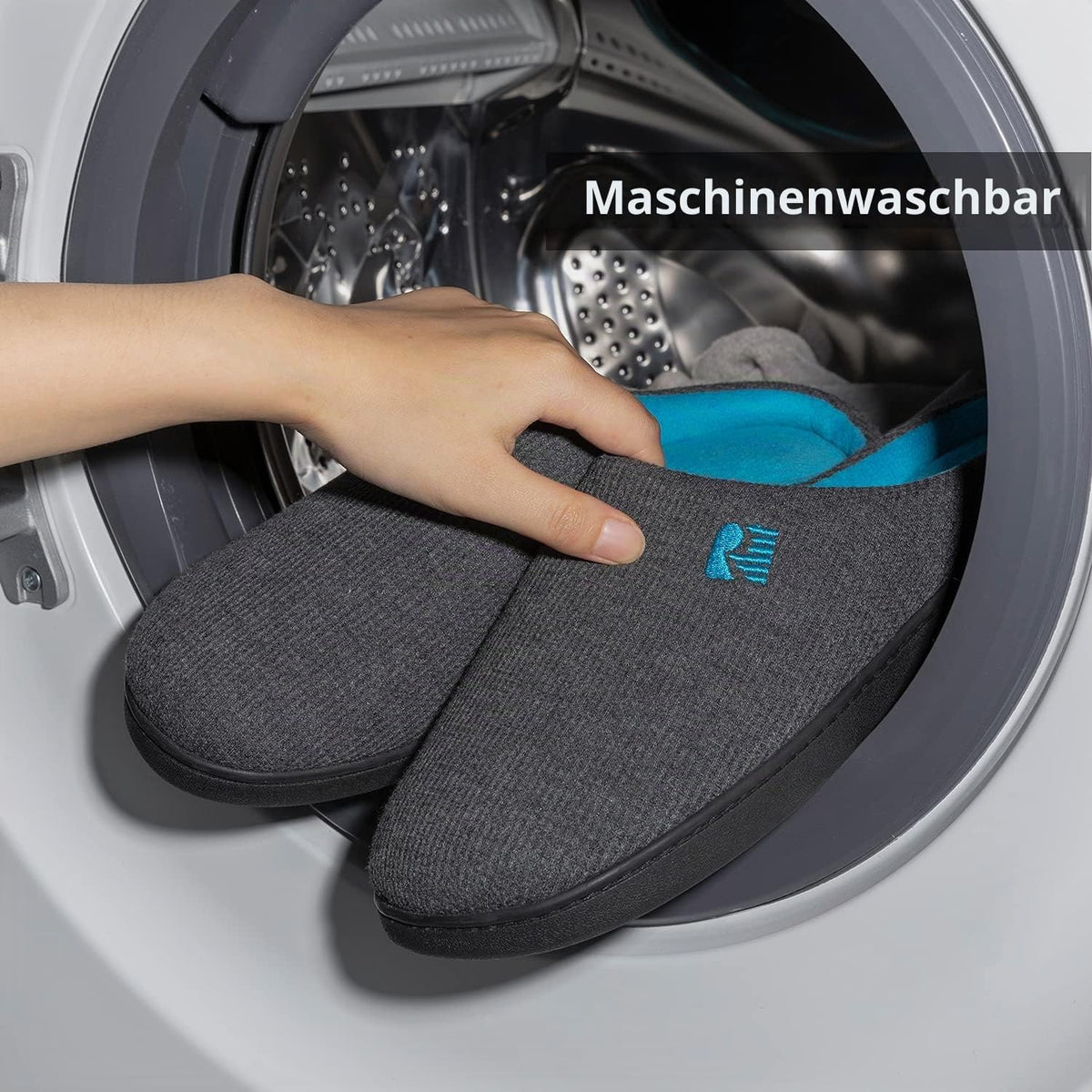 RockDove Herren Original Zweifarbige Hausschuhe mit Rückstellschaum