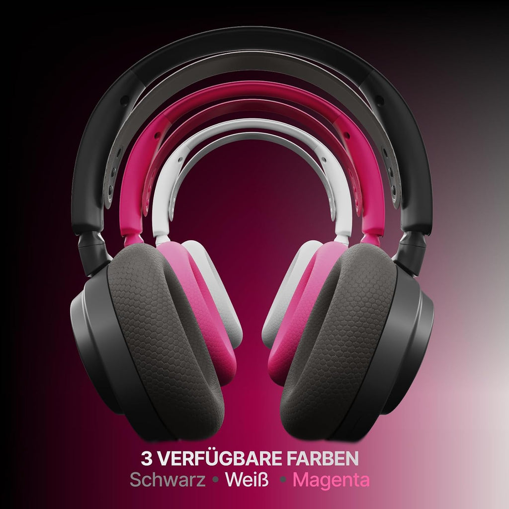 SteelSeries Arctis Nova 7 Wireless Gen 2 Multi-Plattform-Gaming-Headset - Echtzeit-App-Steuerung - Über 50 Std. Akkulaufzeit - 2,4 GHz/Bluetooth parallel möglich -PC, PS5, PS4, Switch 1/2, Mobilgeräte