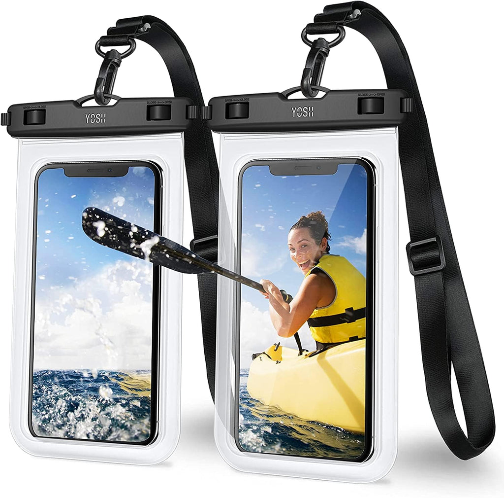 YOSH wasserdichte Handyhülle [Schwimmende & Nahtloser] 2 STK., bis zu 7,5"