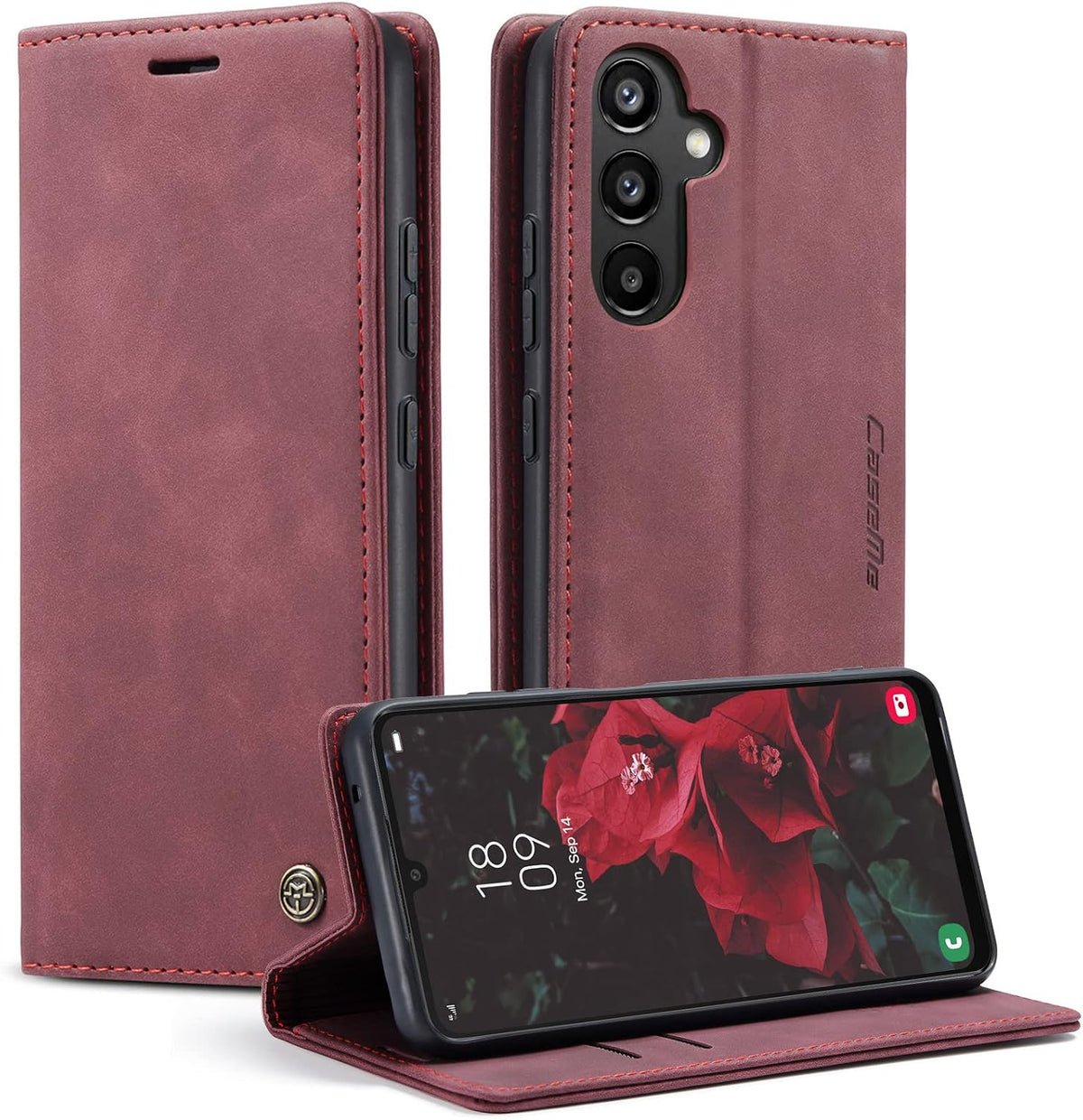 KZB für Xiaomi Redmi Note 15 Hülle, Magnet Leder Klapphülle Stoßfest