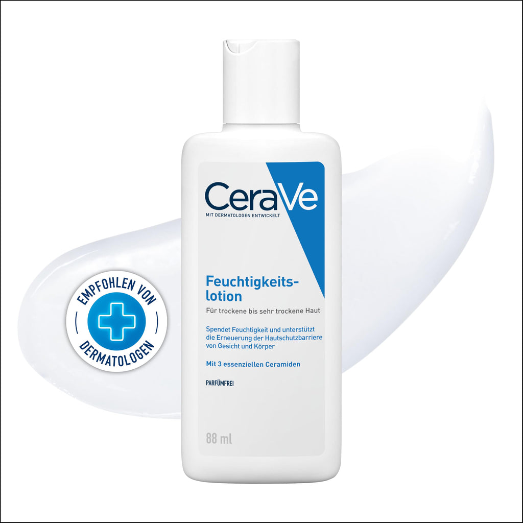 CeraVe Feuchtigkeitslotion für trockene Haut, Körper & Gesicht