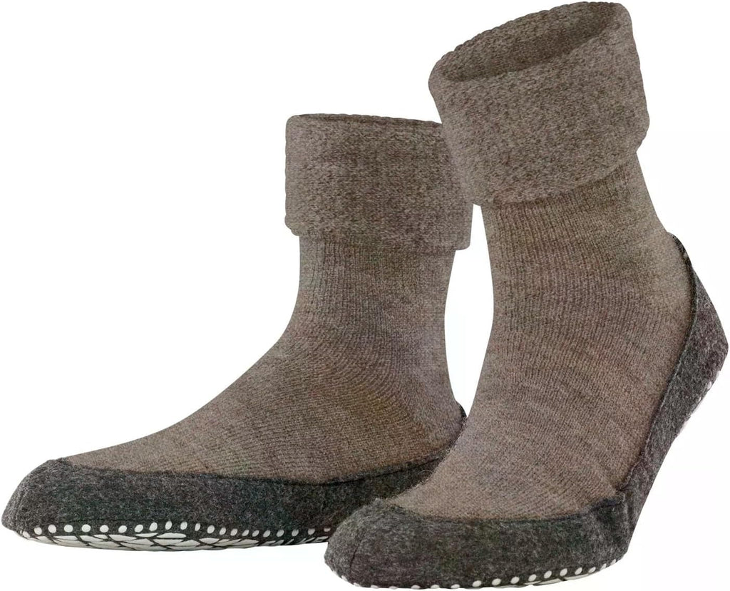 FALKE Herren Cosyshoe Stoppersocken atmungsaktive klimaregulierende geruchshemmende Wolle rutschfeste Noppen auf der Filzsohle komfortabel warm mit Plüsch strapazierfähig 1 Paar