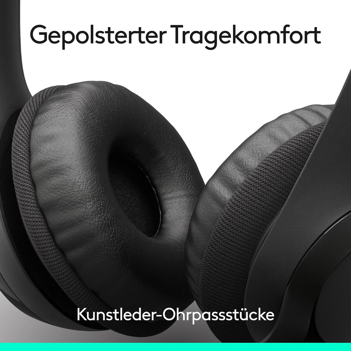 Logitech H390 Kopfhörer für PC zuhause, PC-Headset mit Mikrofon, Schwarz