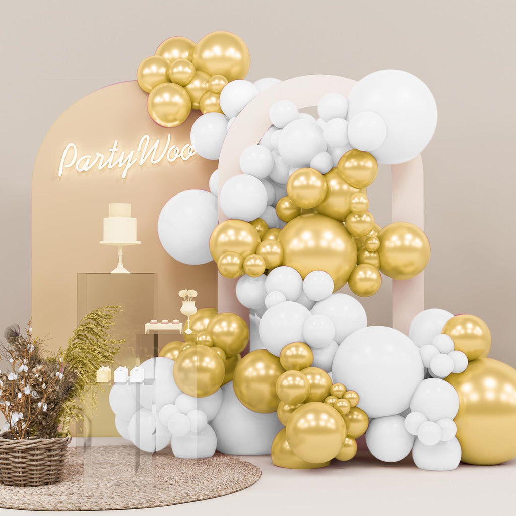 PartyWoo Black Balloons 140pcs Different Sizes of 18 12 10 5 Inch
