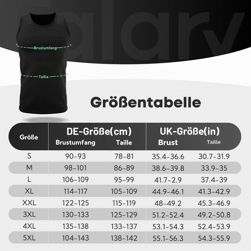 FALARY 3er-/6er-Pack Herren-Unterhemd aus Baumwolle Tanktop Unterhemden S-5XL