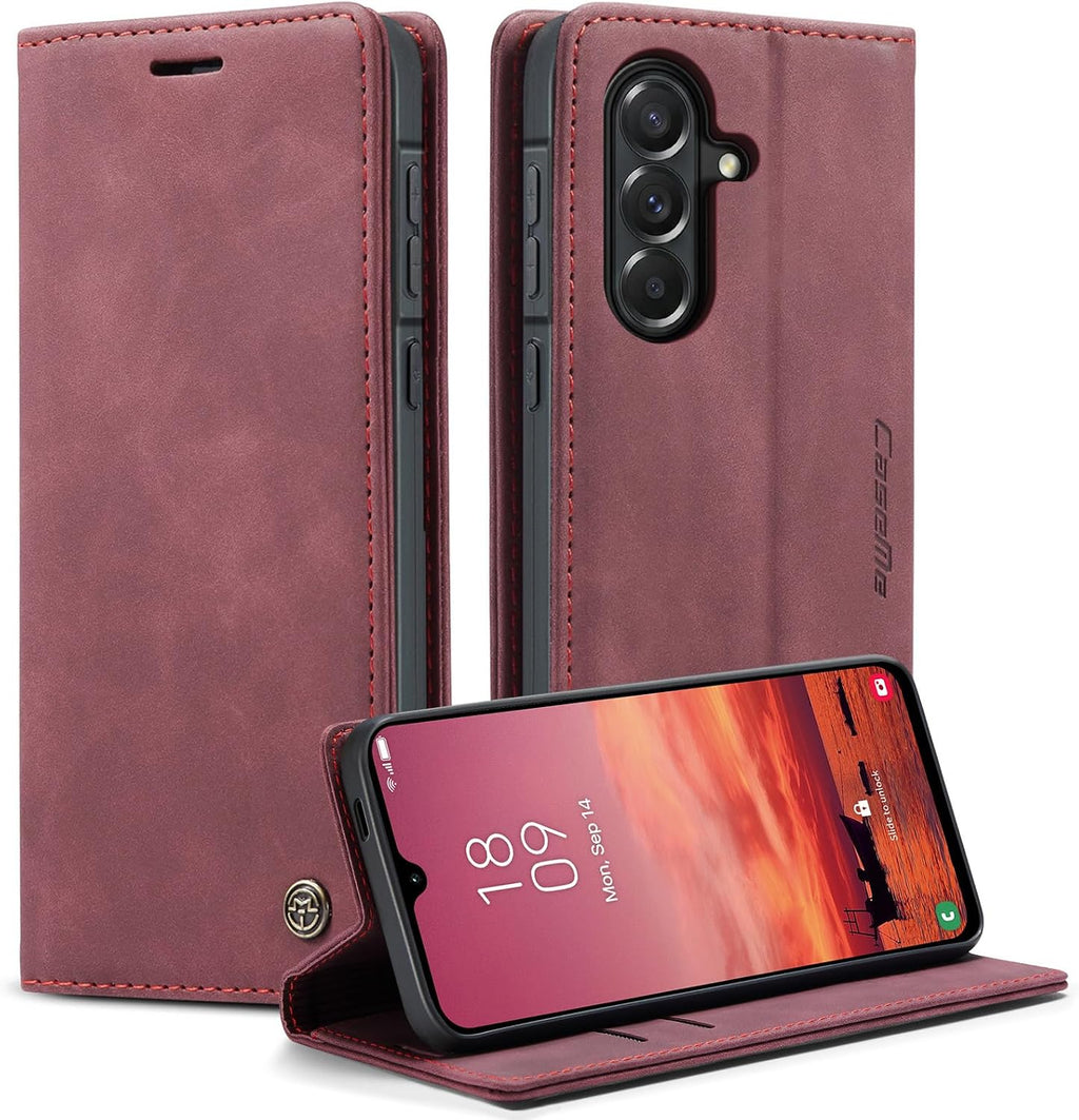 KZB für Xiaomi Redmi Note 15 Hülle, Magnet Leder Klapphülle Stoßfest