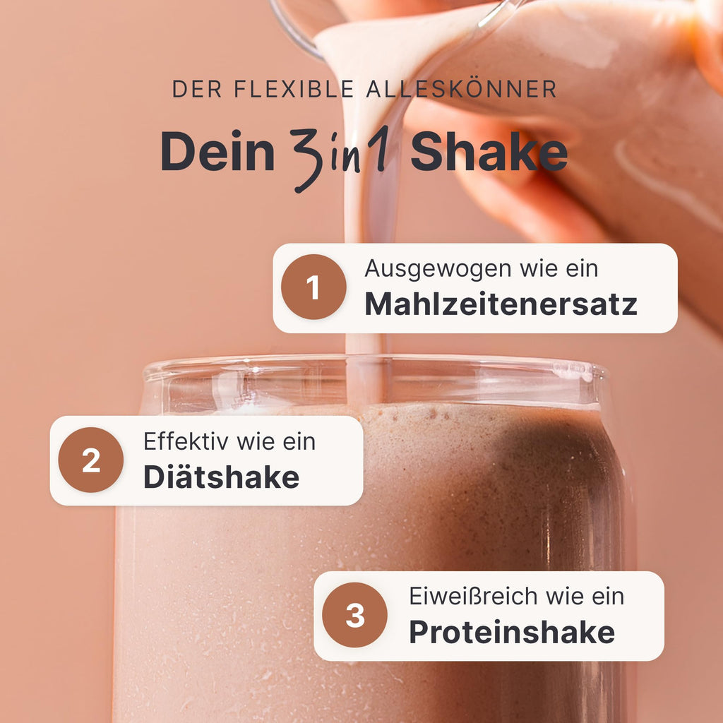 SHEKO Balance Shake Erdbeere – Mahlzeitersatz & Abnehmshake – 378 g
