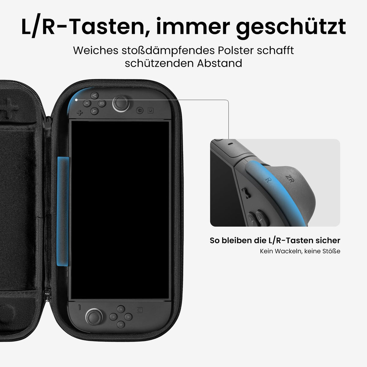 tomtoc Slim Tasche für Nintendo Switch 2, Schutz nach Militärstandard