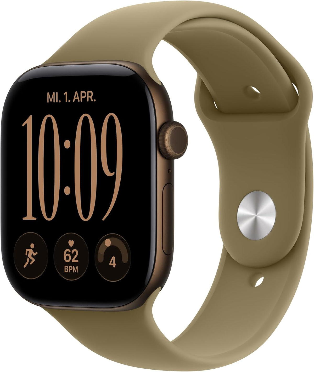 Apple Watch Series 12 GPS, 42 mm Aluminiumgehäuse Dunkelbronze