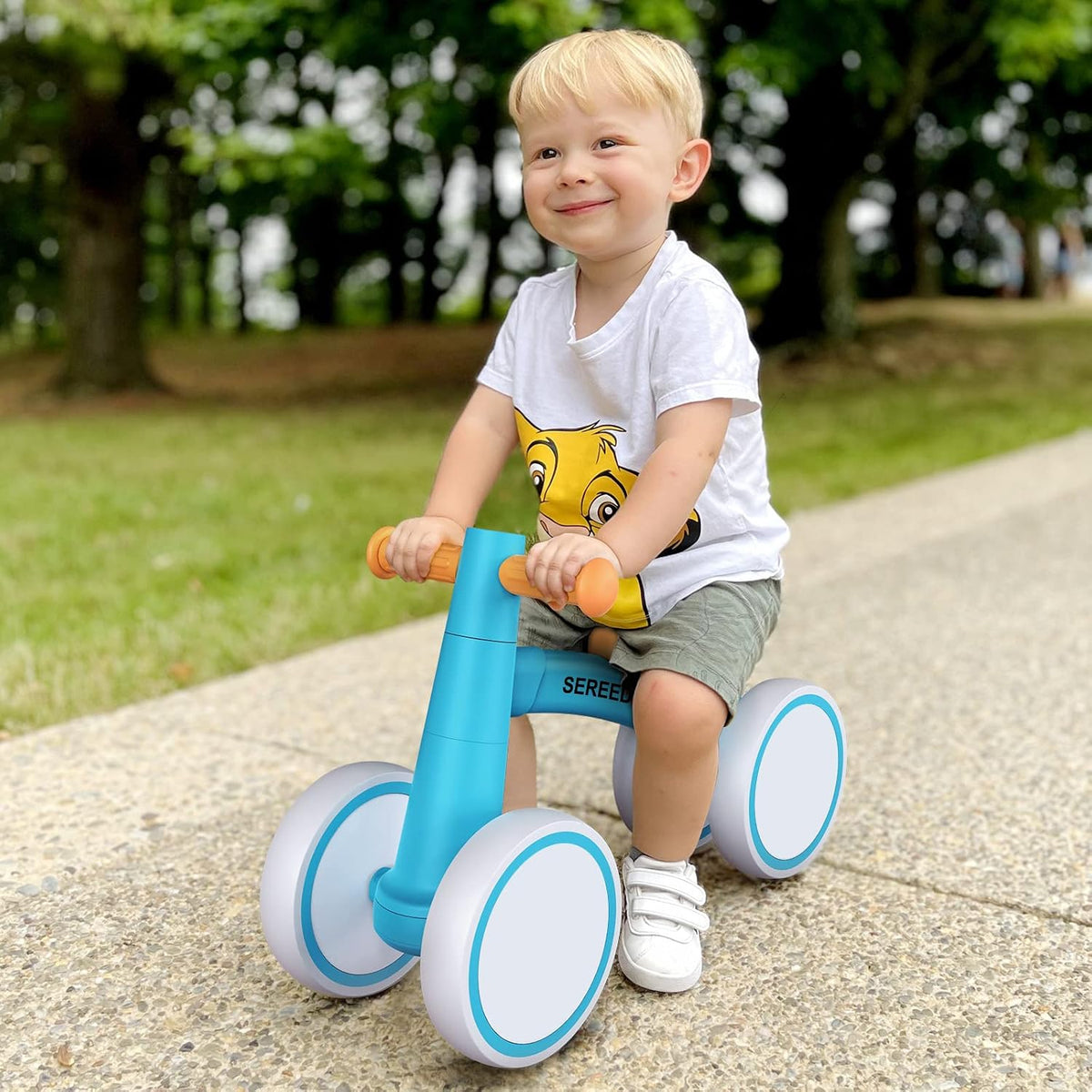 SEREED Baby Balance Bike for 1 Year Old Boy Girl, First Birthday Gift Toy