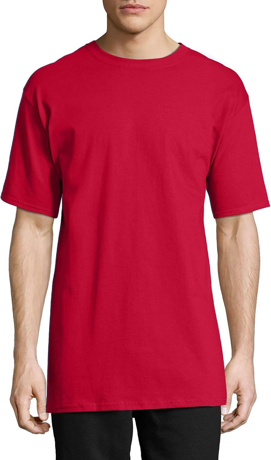 Hanes Men's Beefy-T Cotton Crewneck T-Shirt, 2-Pack, Big & Tall Sizes