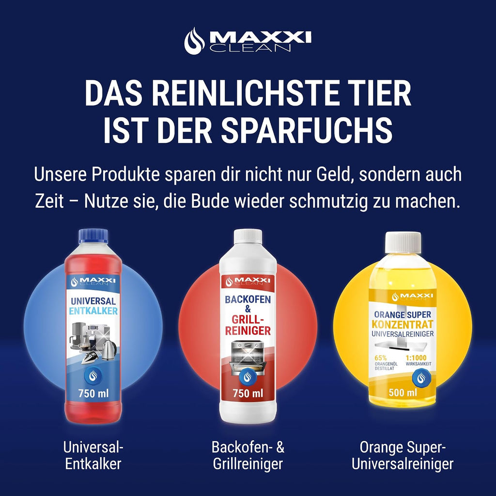 Maxxi Clean 1 x 750 ml Reinigungsmittel für Saugroboter mit Wischfunktion I Konzentrat mit Frische Duft I Universalreiniger für Fliesen, Laminat, Parkett I kompatibel mit gängigen Herstellern