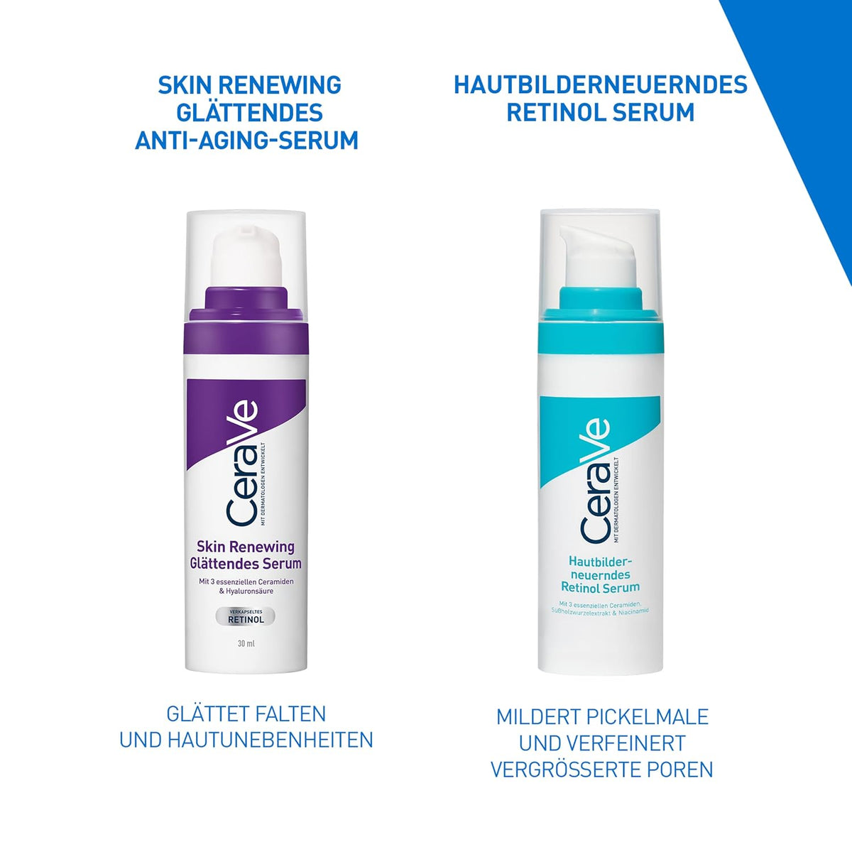 CeraVe Hautbilderneuerndes Retinol Serum für das Gesicht, 30 ml