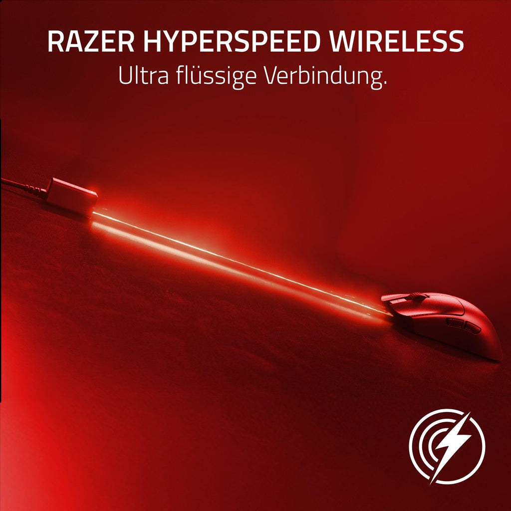 Razer Viper V3 HyperSpeed - Kabellose Esports Gaming-Maus - Focus Pro 30K DPI Sensor - bis zu 280 Std. Akku, Mechanische Maus-Switches 2th Generation - kabellose Abtastrate 4000Hz- PC/Mac | Schwarz