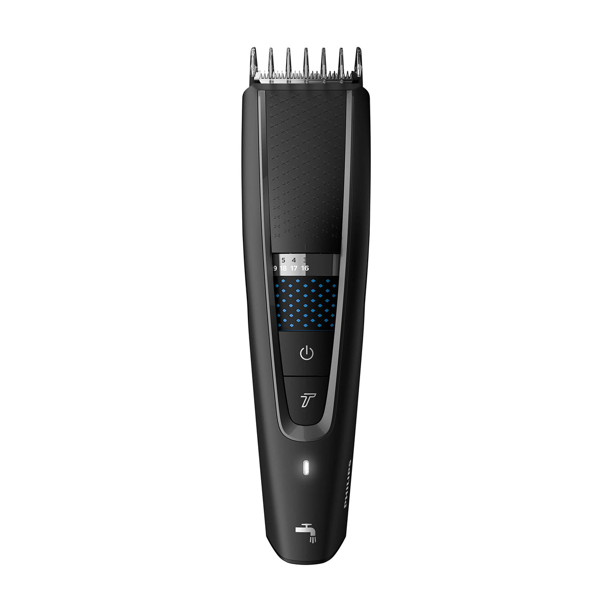 Philips HC5630/15 Haarschneider Series 5000 mit 28 Längeneinstellungen, 3 Kammaufsätzen und Turbo Modus